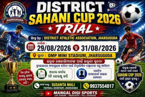 Jharsuguda Footballers Ready for District Sahani Cup Trials