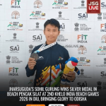 Sohil Gurung Wins Silver at Khelo India Beach Games