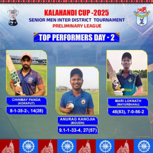 Jharsuguda Cricket Team Impresses in Kalahandi Cup